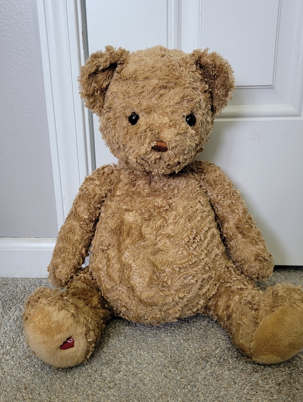 GUND Little Brown Bear Bloomingdale's Teddy Plush 15" Stuffed Animal Curly Fur